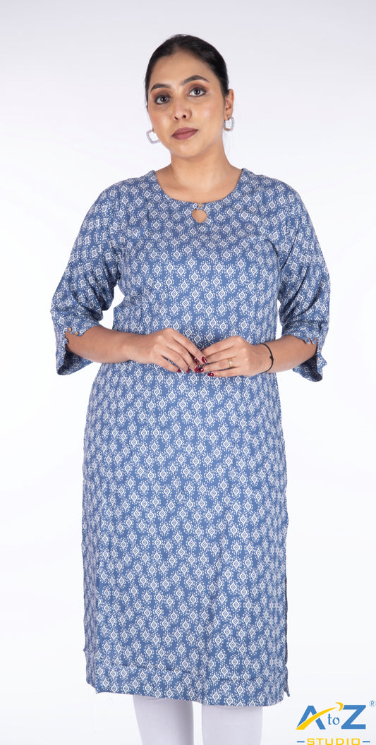 Light Blue Kurti Design – A Timeless Choice for Everyday Elegance