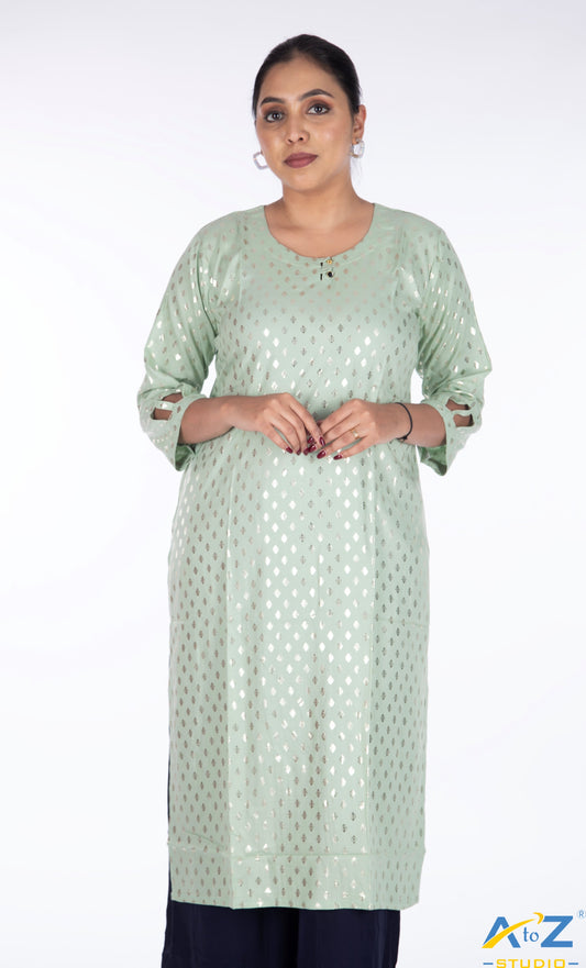 Fresh Elegance: Pista Kurta Collection by A to Z Studio