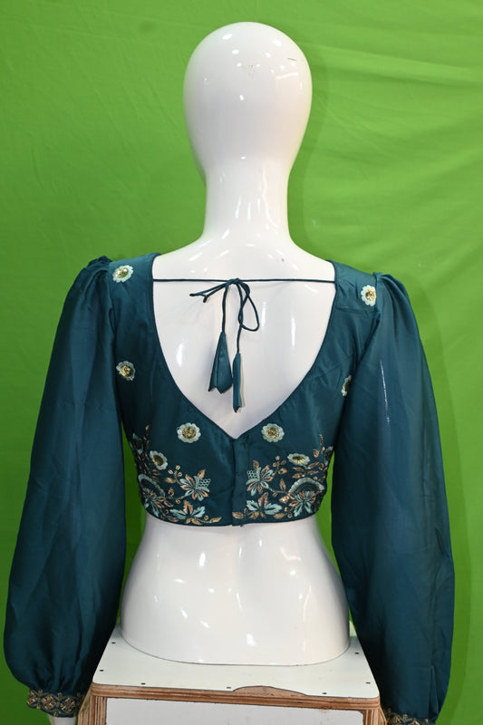 "10 Fancy Blouse Designs That Steal the Spotlight"