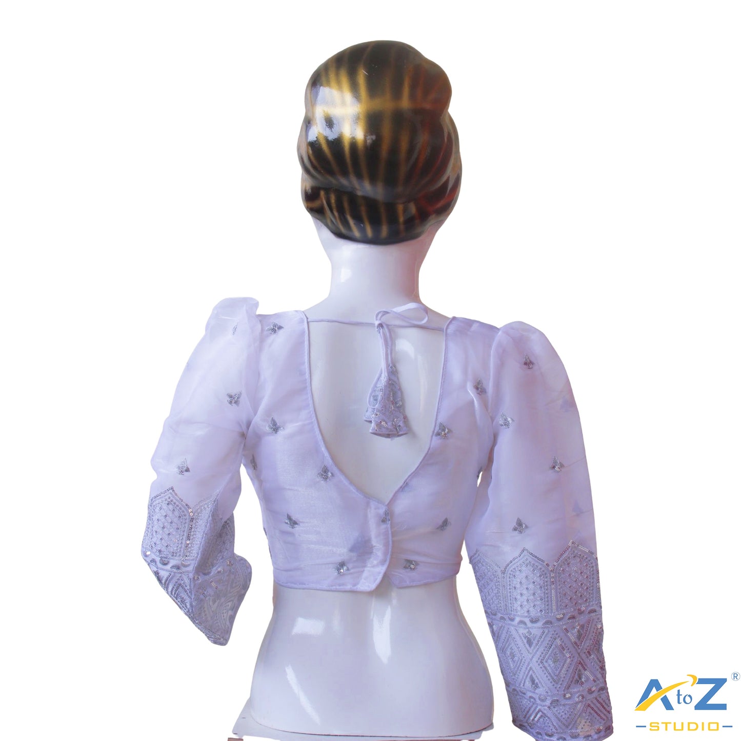 White Silk Blouse