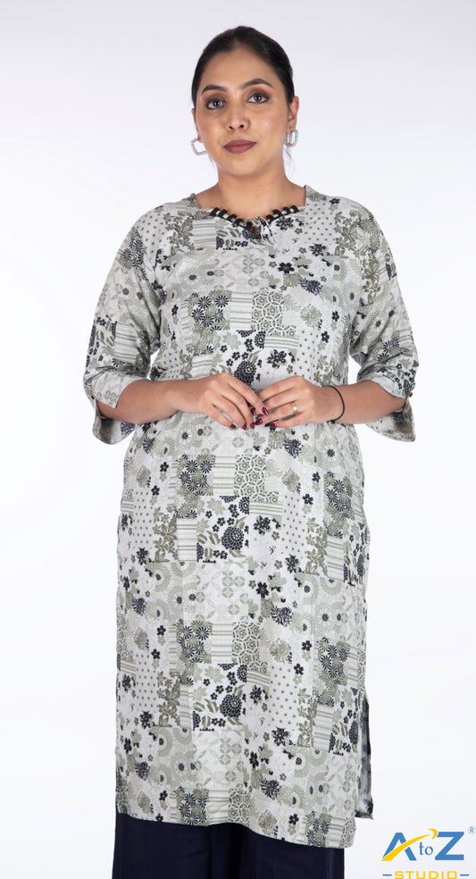 Refreshing Elegance: Pista Kurta Collection by A to Z Studio