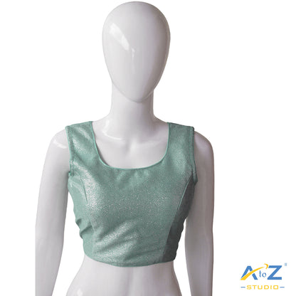 Light Rama Green Shimmer Blouse