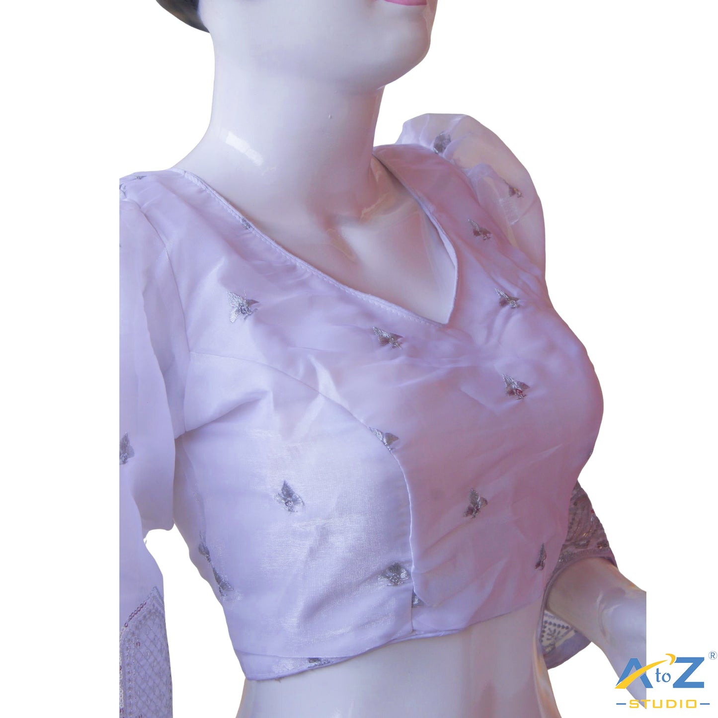 White Silk Blouse