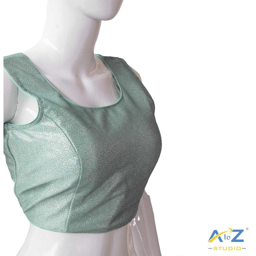 Light Rama Green Shimmer Blouse