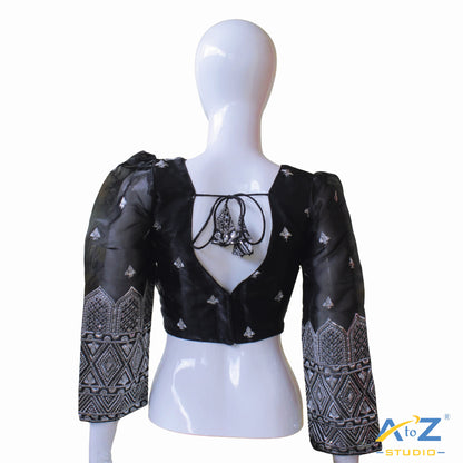 Black Silk Blouse
