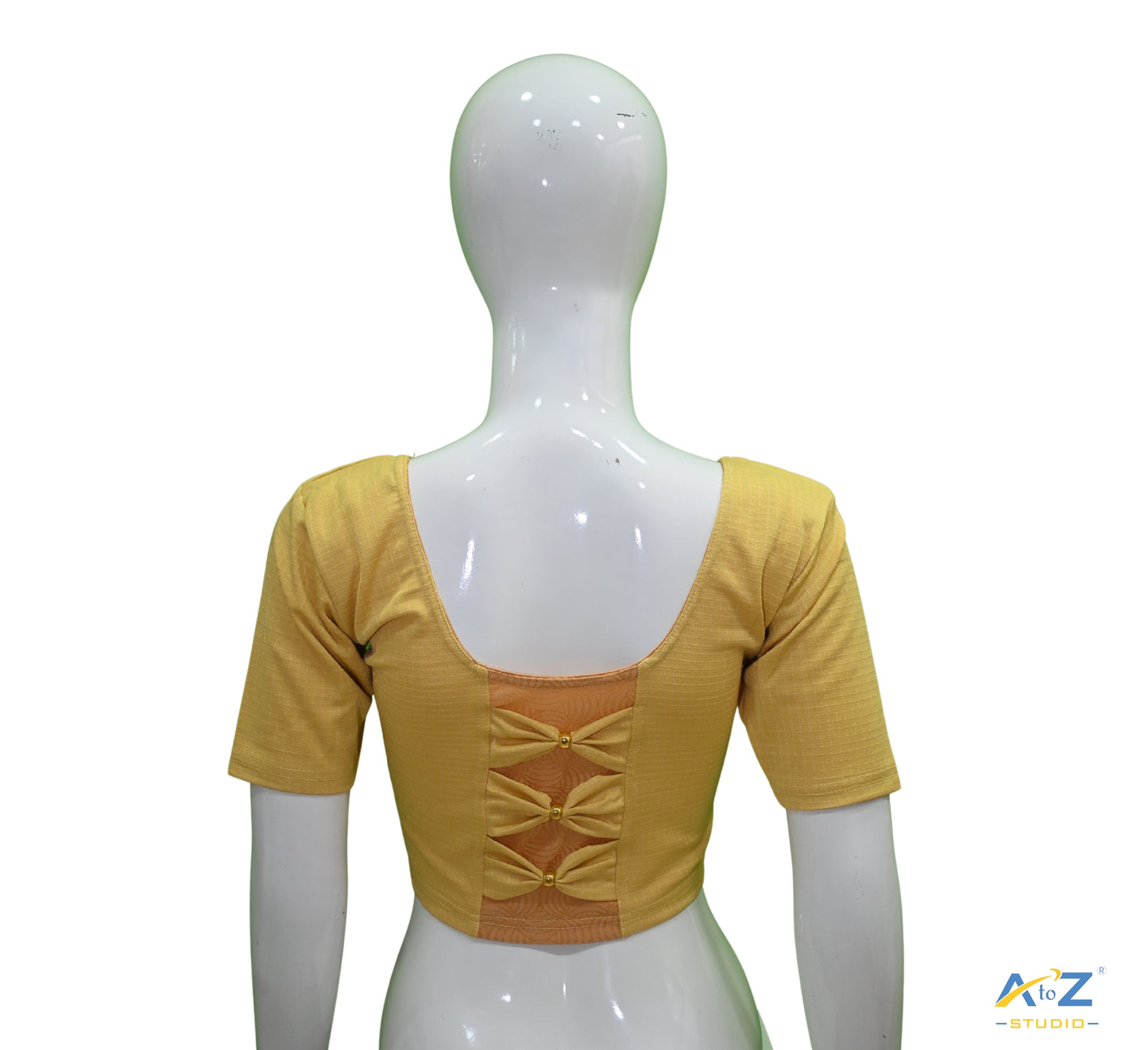 Lirial  Cotton Lycra Blouse with Micro Checks