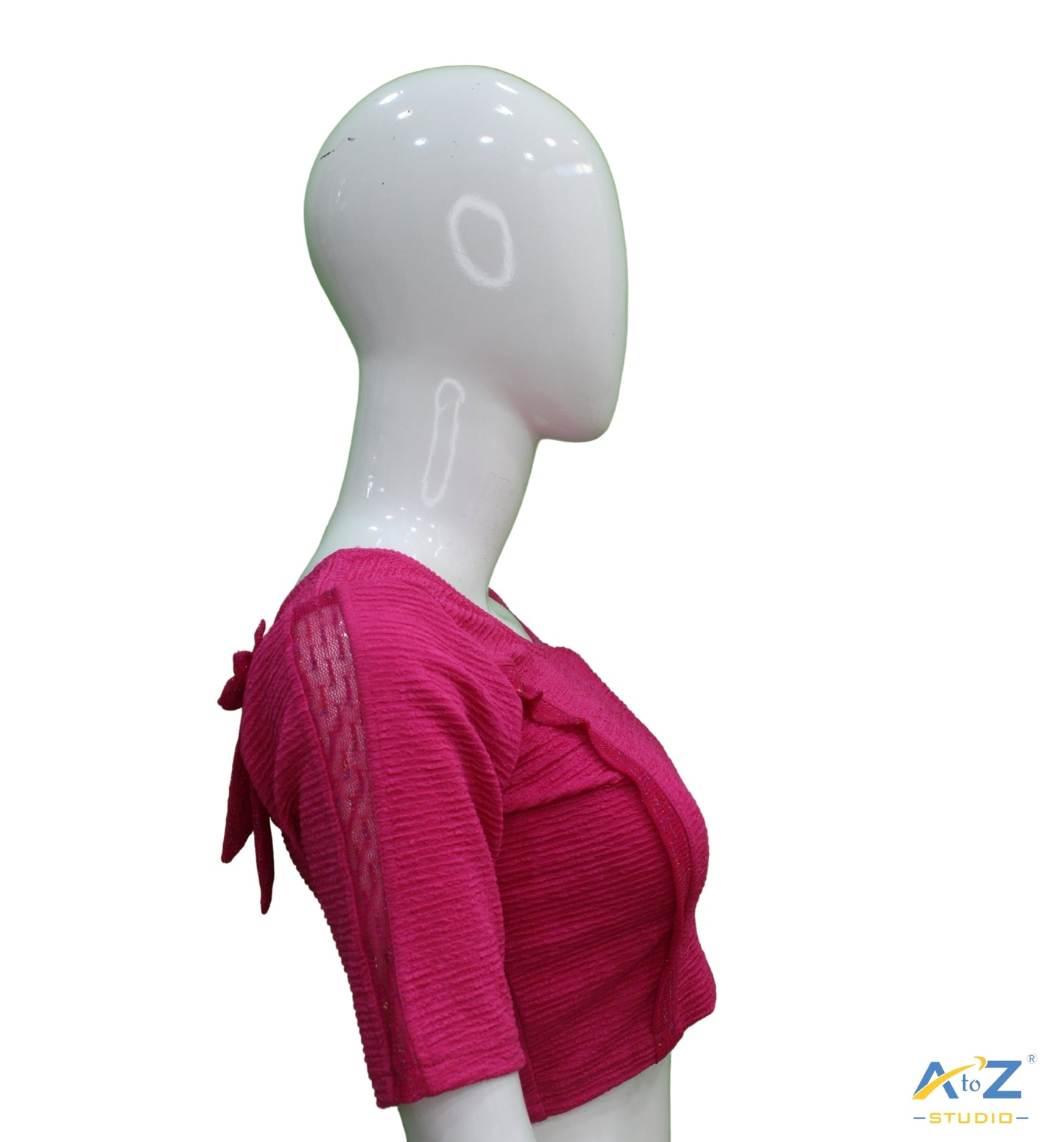 Rani Crush Blouse with Tissue Lines