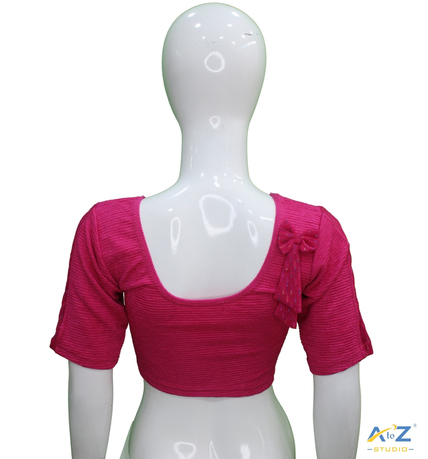 Rani Crush Blouse with Tissue Lines