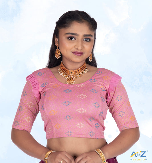 Pink Crush Blouse with Kite Print