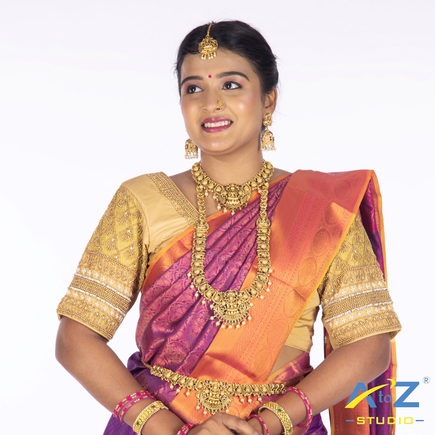 Ivory' Silk Cloth Blouse with Kite Design