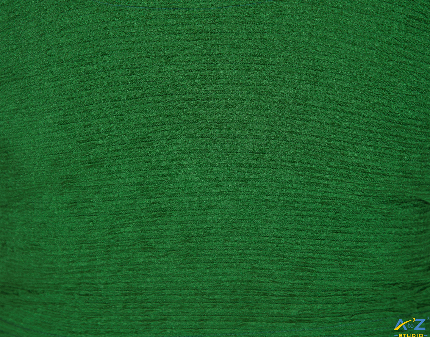 Dark Green Crush Blouse with Tissue Lines