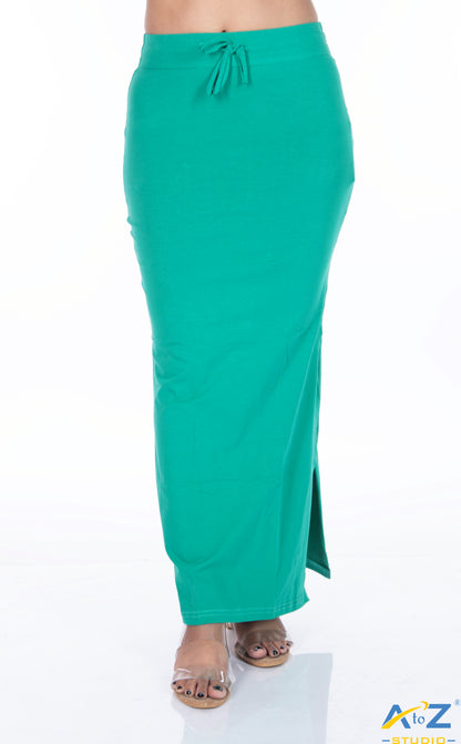 Sea Green Plain Cotton Shapewear