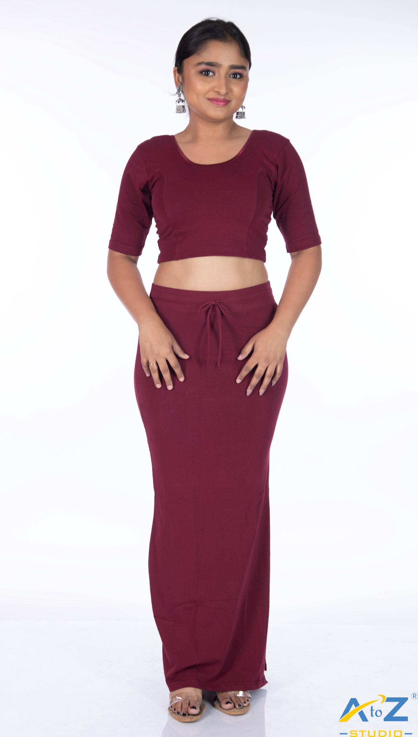 Sangria Plain Cotton Shapewear