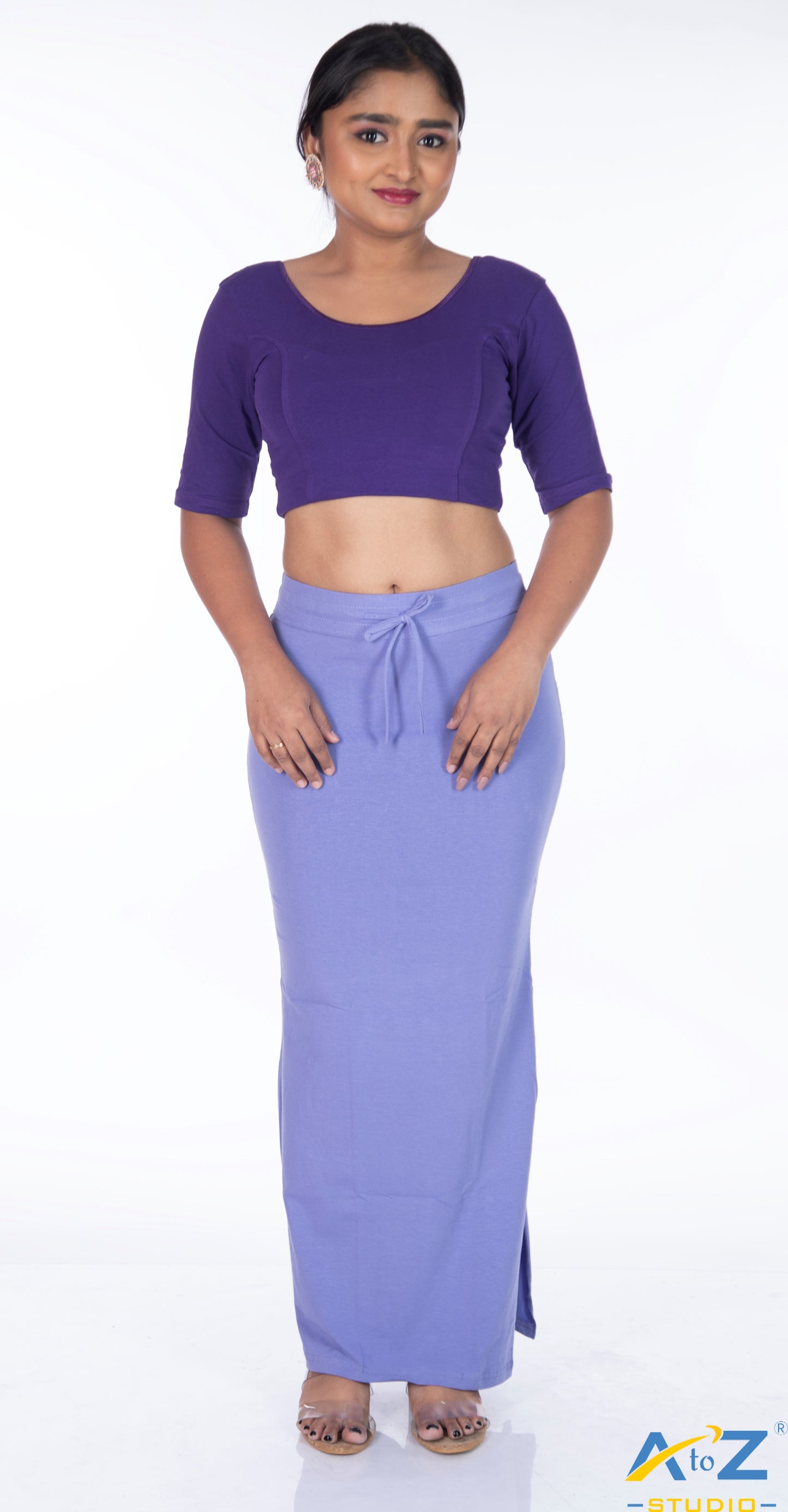 Violet Plain Cotton Shapewear