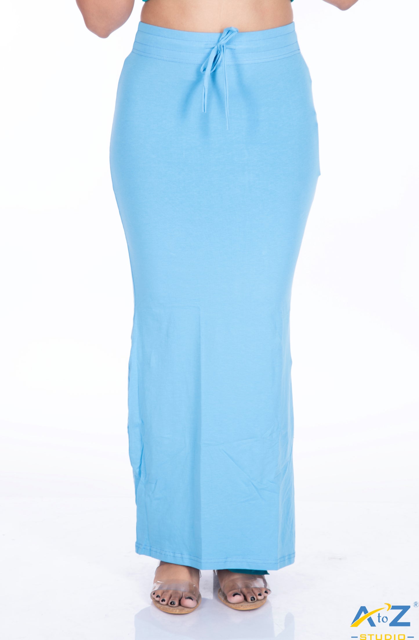 Uniform Blue Plain Cotton Shapewear