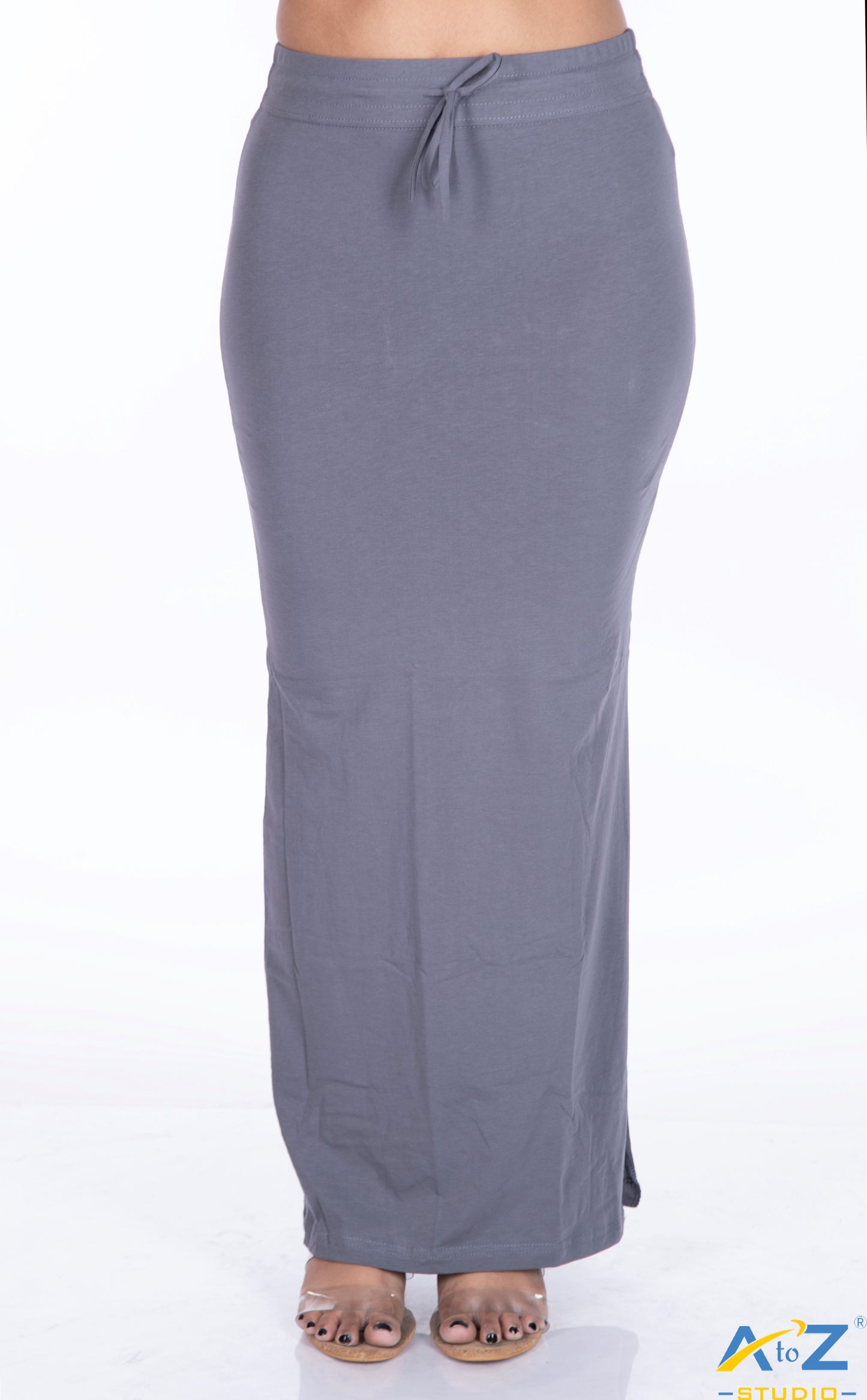 Steel Grey Plain Cotton Shapewear