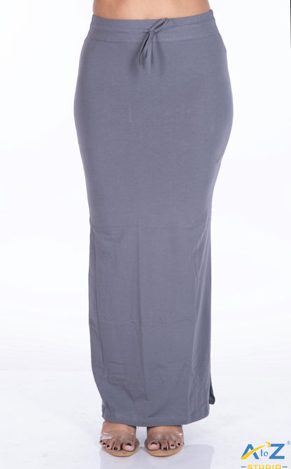 Steel Grey Plain Cotton Shapewear