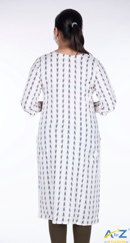 Off-White Kurti with Classic and Versatile Design